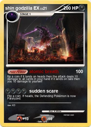 Pokemon shin godzilla EX