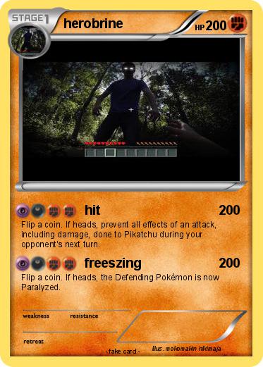 Pokemon herobrine