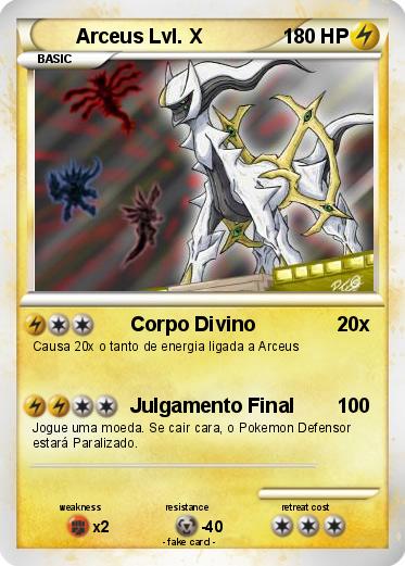 Pokemon Arceus Lvl. X