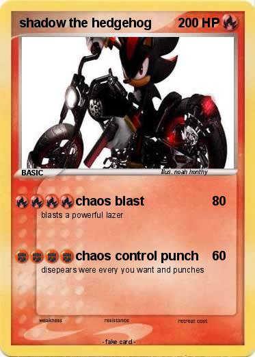 Pokemon shadow the hedgehog