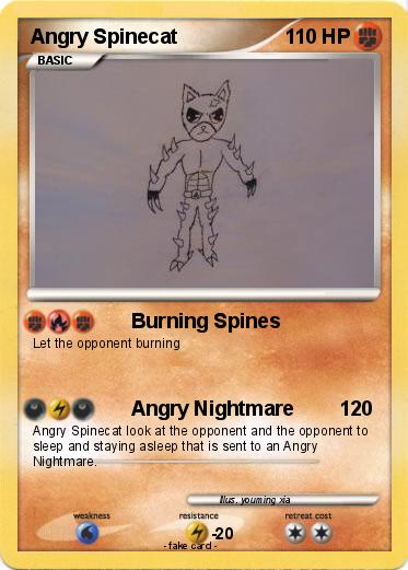 Pokemon Angry Spinecat