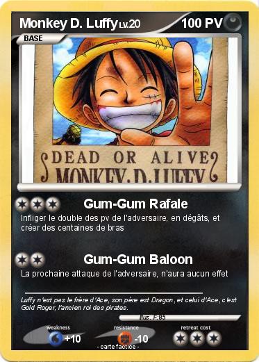 Pokemon Monkey D. Luffy