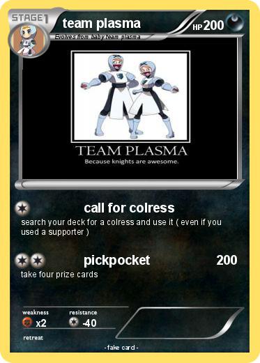 Pokemon team plasma