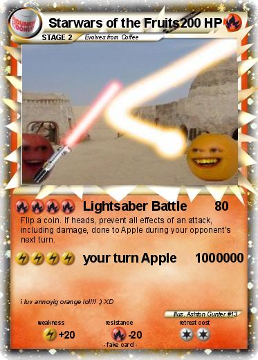 Pokemon Starwars of the Fruits