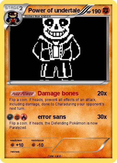 Pokemon Power of undertale