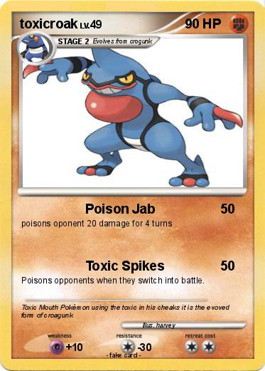 Pokemon toxicroak