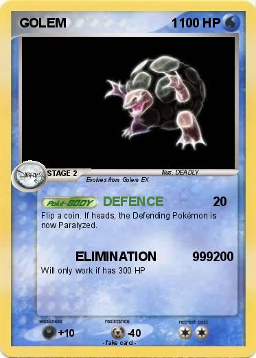 Pokemon GOLEM                              1