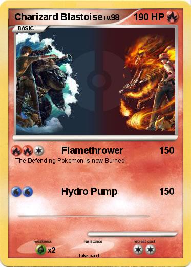 Pokemon Charizard Blastoise