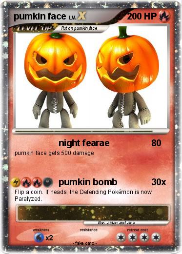Pokemon pumkin face