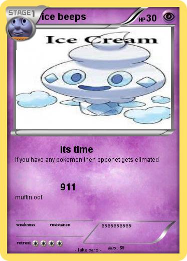 Pokemon ice beeps