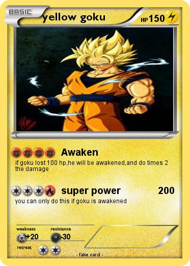 Pokemon yellow goku
