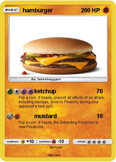 Pokemon hamburger