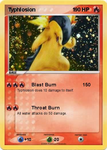 Pokemon Typhlosion                         1