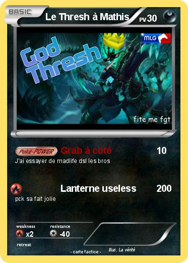 Pokemon Le Thresh à Mathis