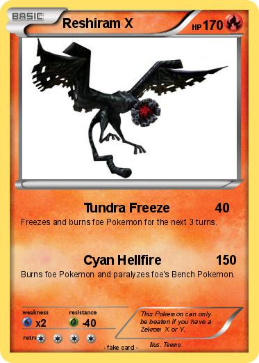 Pokemon Reshiram X