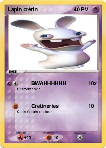 Pokemon Lapin crétin