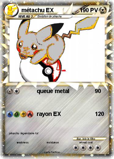 Pokemon métachu EX