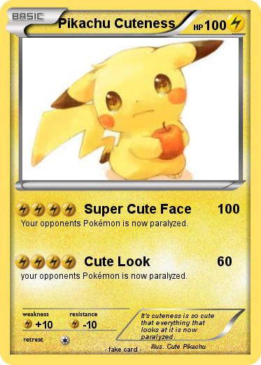 Pokemon Pikachu Cuteness