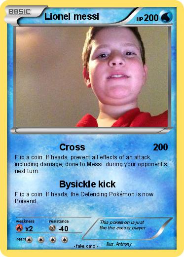 Pokemon Lionel messi