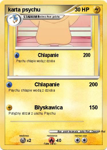 Pokemon karta psychu