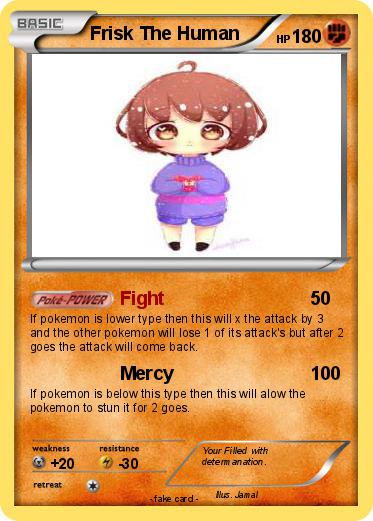 Pokemon Frisk The Human