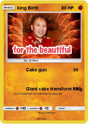 Pokemon king Birth