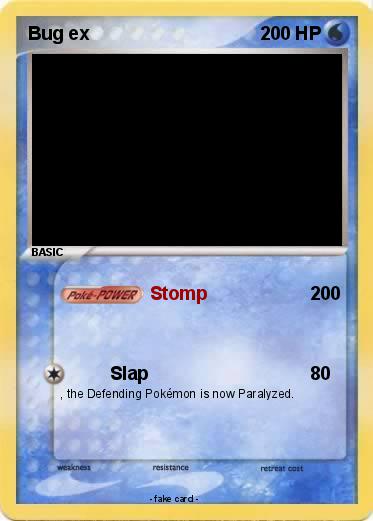 Pokemon Bug ex