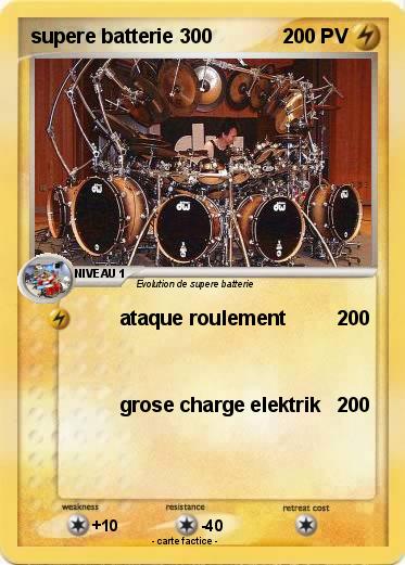 Pokemon supere batterie 300