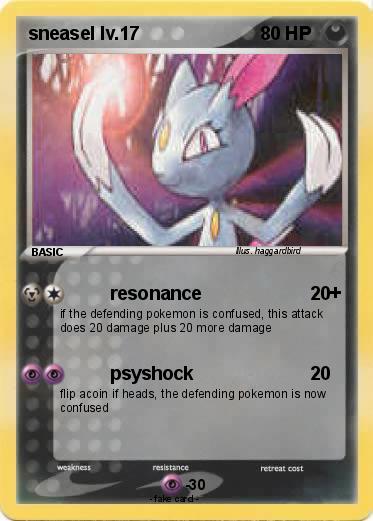 Pokemon sneasel lv.17