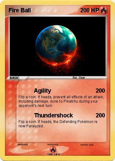 Pokemon Fire Ball