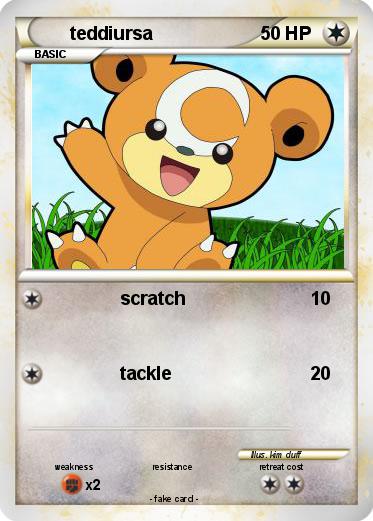 Pokemon teddiursa