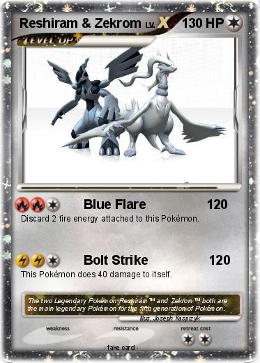 Pokemon Reshiram & Zekrom