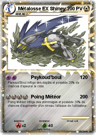 Pokemon Métalosse EX Shiney