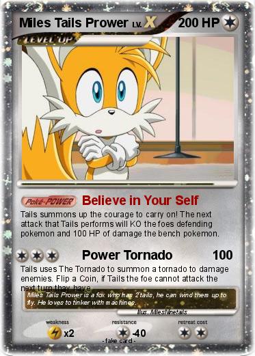 Pokemon Miles Tails Prower
