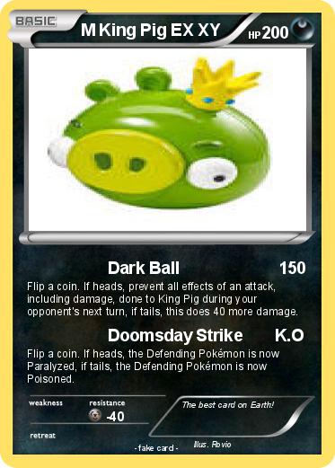 Pokemon M King Pig EX XY