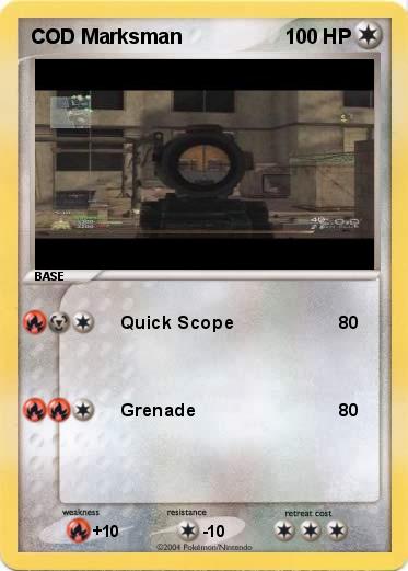 Pokemon COD Marksman