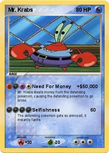 Pokemon Mr. Krabs