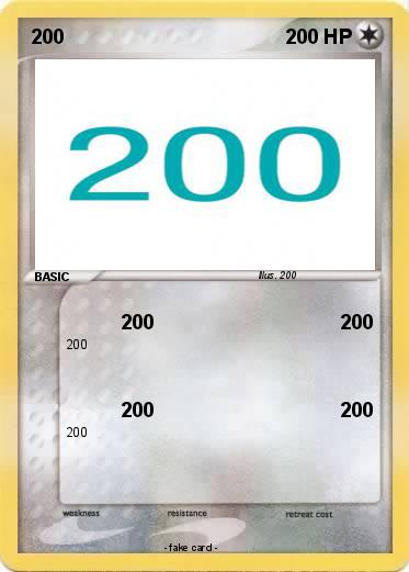 Pokemon 200