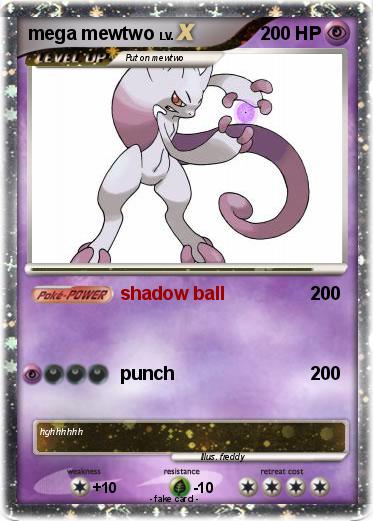 Pokemon mega mewtwo