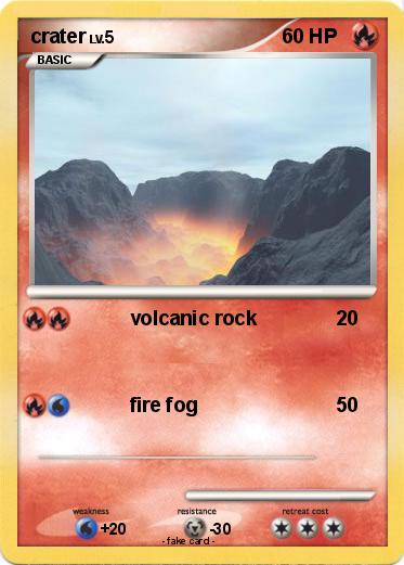 Pokemon crater