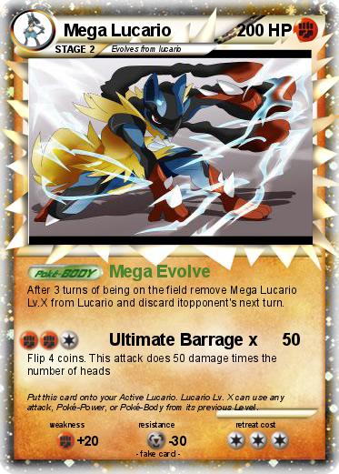Pokemon Mega Lucario