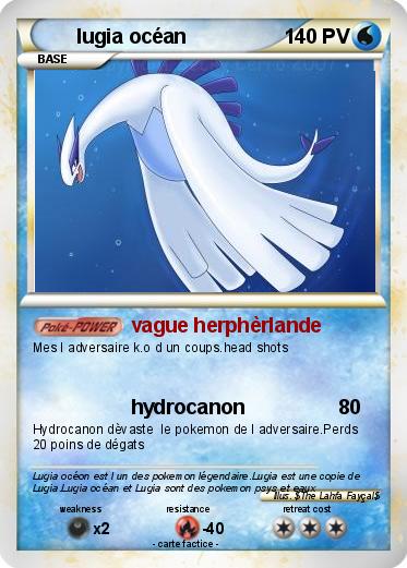 Pokemon lugia océan