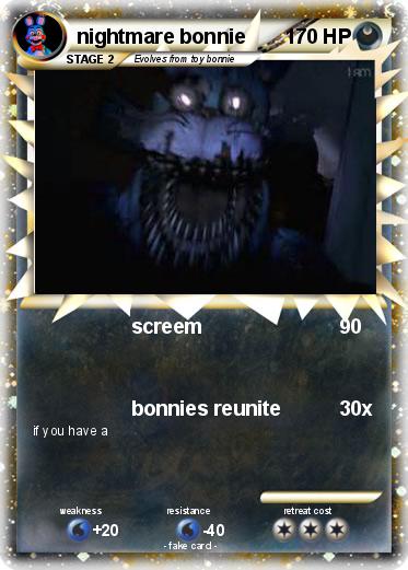 Pokemon nightmare bonnie