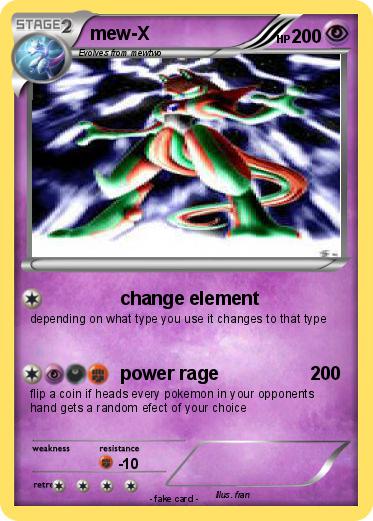 Pokemon mew-X