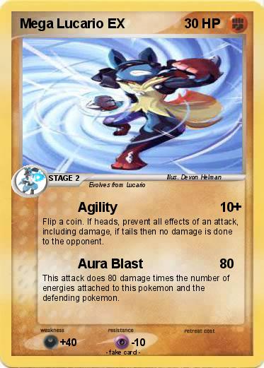 Pokemon Mega Lucario EX