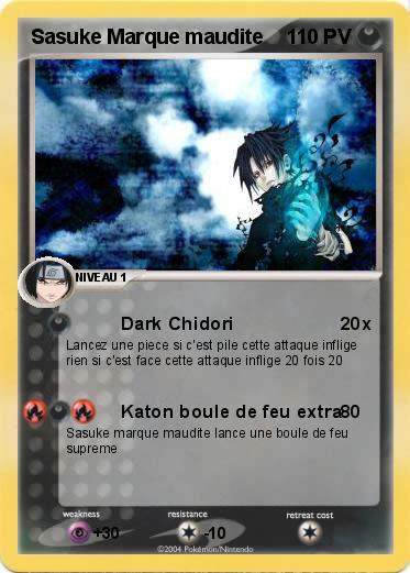 Pokemon Sasuke Marque maudite