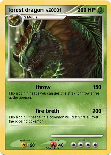 Pokemon forest dragon