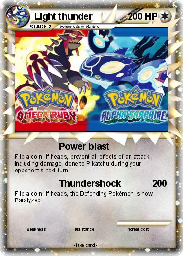 Pokemon Light thunder