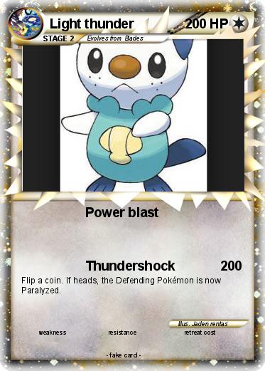 Pokemon Light thunder