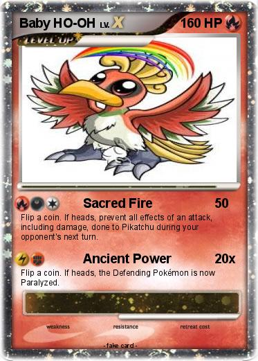 Pokemon Baby HO-OH